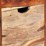 Drawer Cabinet 40x30x100 cm Solid Acacia Wood