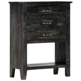 Side Cabinet 60x30x80 cm Solid Mango Wood - Extra Image