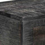 Side Cabinet 60x30x80 cm Solid Mango Wood - 45-Degree Angle