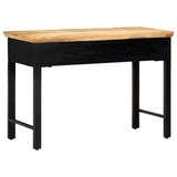 Writing Table 110x50x76 cm Solid Mango Wood - Side View