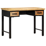 Writing Table 110x50x76 cm Solid Mango Wood - Low Angle
