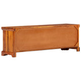 TV Cabinet 119x30x40 cm Solid Acacia Wood - 45-Degree Angle