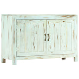 Sideboard Light Blue 110x35x70 cm Solid Mango Wood - Extra Image