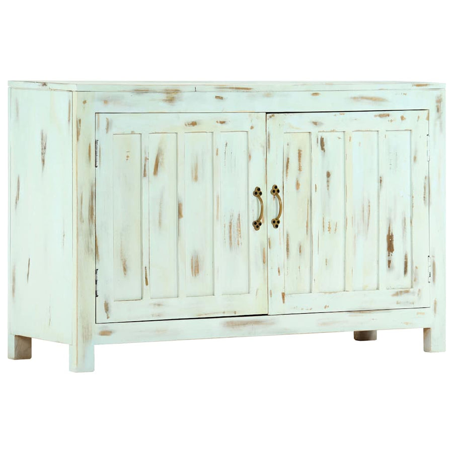 Sideboard Light Blue 110x35x70 cm Solid Mango Wood