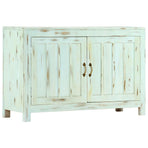 Sideboard Light Blue 110x35x70 cm Solid Mango Wood