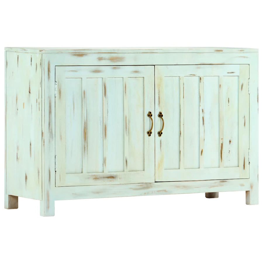 Sideboard Light Blue 110x35x70 cm Solid Mango Wood