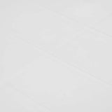 Garden Table White 79x79x72 cm Plastic Rattan Look