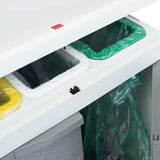 Garden Dustbin with 3 Bags Light Grey 65x38x102 cm - Extra Image