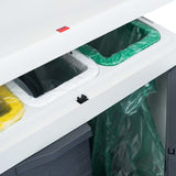 Garden Dustbin with 3 Bags Dark Grey 65x38x102 cm - Extra Image