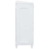 Garden Dustbin with 3 Bags Dark Grey 65x38x102 cm - Side View