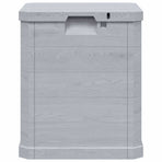 Garden Storage Box 90 L Light Grey