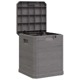 Garden Storage Box 90 L Brown