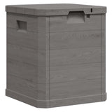 Garden Storage Box 90 L Brown