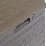 Garden Storage Box 90 L Brown