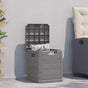 Garden Storage Box 90 L Brown