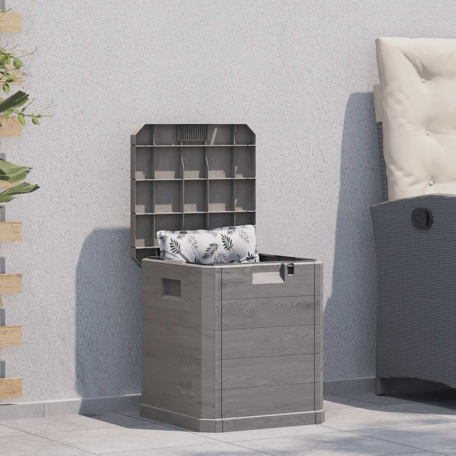 Garden Storage Box 90 L Brown