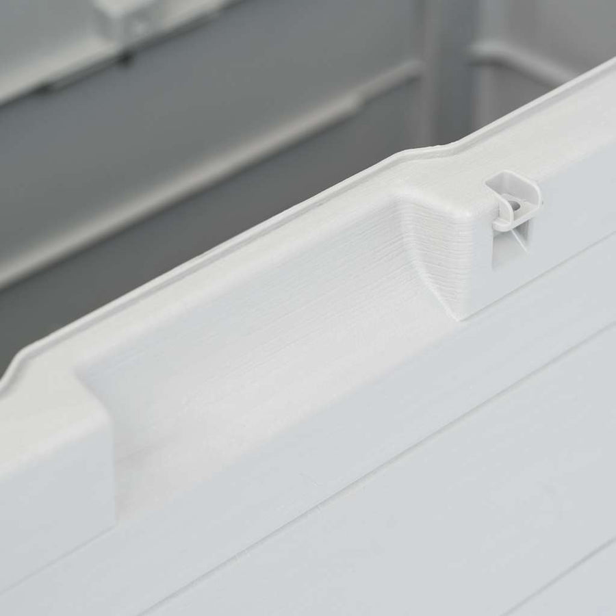 Garden Storage Box 280 L Light Grey