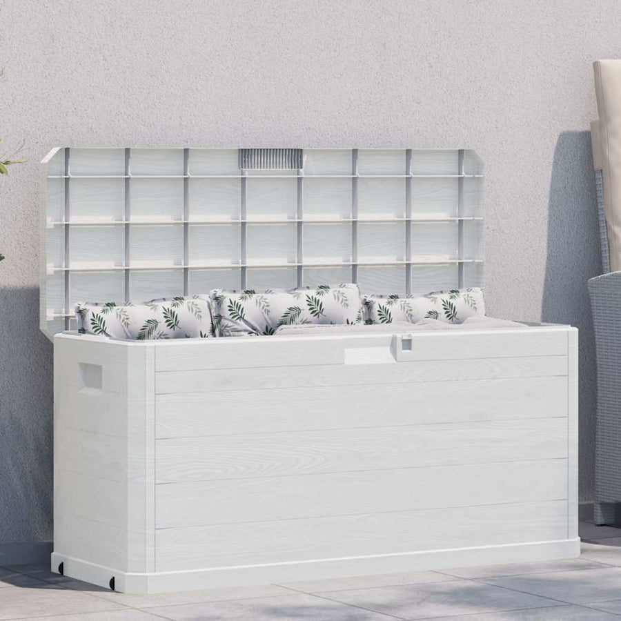 Garden Storage Box 280 L Light Grey