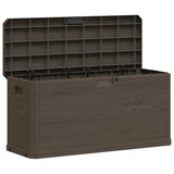 Garden Storage Box 280 L Brown - Front View