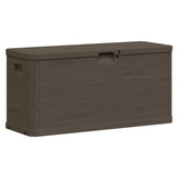 Garden Storage Box 280 L Brown - Side View