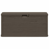 Garden Storage Box 280 L Brown - Top-Down View