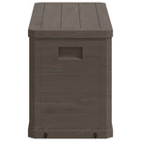 Garden Storage Box 280 L Brown - 45-Degree Angle