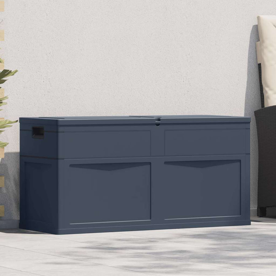 Garden Storage Box 320 L Black