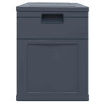 Garden Storage Box 320 L Black