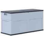 Garden Storage Box 320 L Grey Black