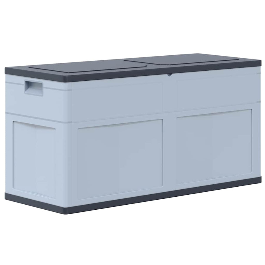 Garden Storage Box 320 L Grey Black