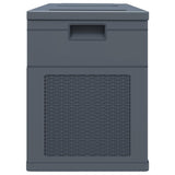 Garden Storage Box 320 L Anthracite - 45-Degree Angle