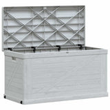 Garden Storage Box 420 L Light Grey