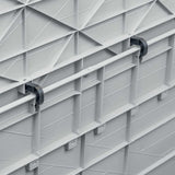 Garden Storage Box 420 L Light Grey