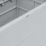 Garden Storage Box 420 L Light Grey