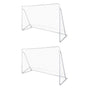 Football Goal Nets Steel 2 pcs 240x90x150 cm