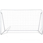 Football Goal Nets Steel 2 pcs 240x90x150 cm