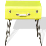 Bedside Cabinets 2 pcs 49.5x36x60 cm Yellow - Top-Down View