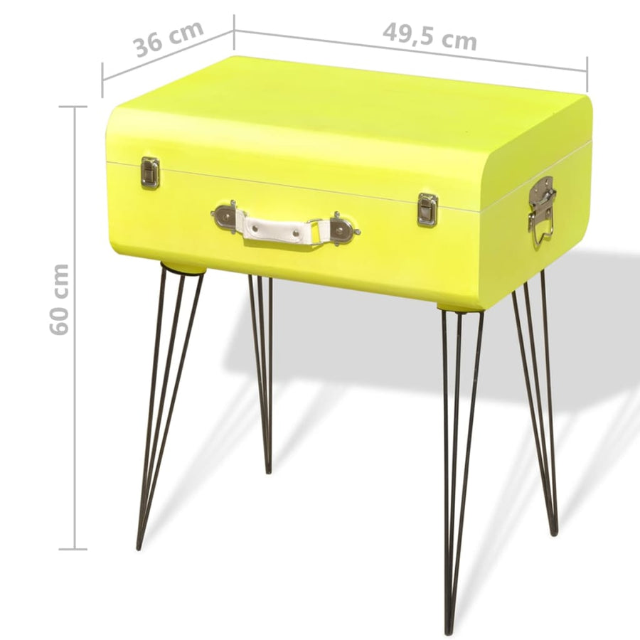 Bedside Cabinets 2 pcs 49,5x36x60 cm Yellow