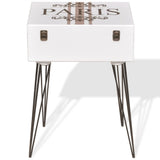 Bedside Cabinets 2 pcs 40x30x57 cm White - Top-Down View