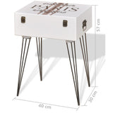 Bedside Cabinets 2 pcs 40x30x57 cm White
