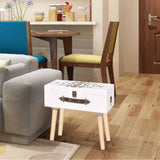 Bedside Cabinets 2 pcs 40x30x41,5 cm White