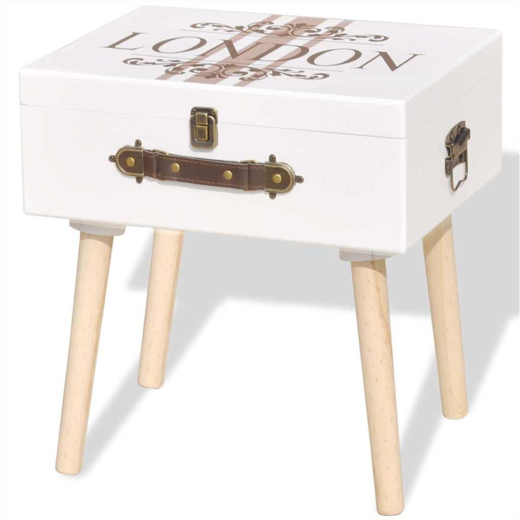Bedside Cabinets 2 pcs 40x30x41,5 cm White