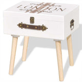 Bedside Cabinets 2 pcs 40x30x41,5 cm White
