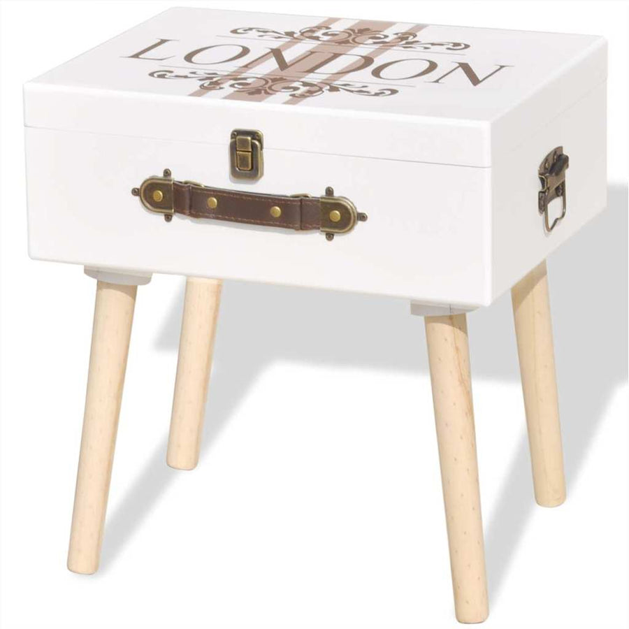 Bedside Cabinets 2 pcs 40x30x41,5 cm White