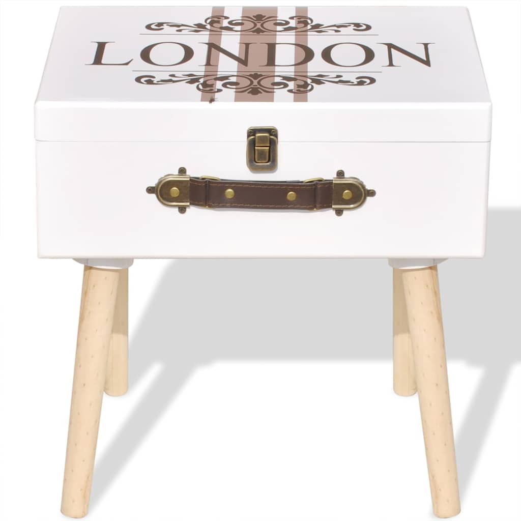 Bedside Cabinets 2 pcs 40x30x41,5 cm White