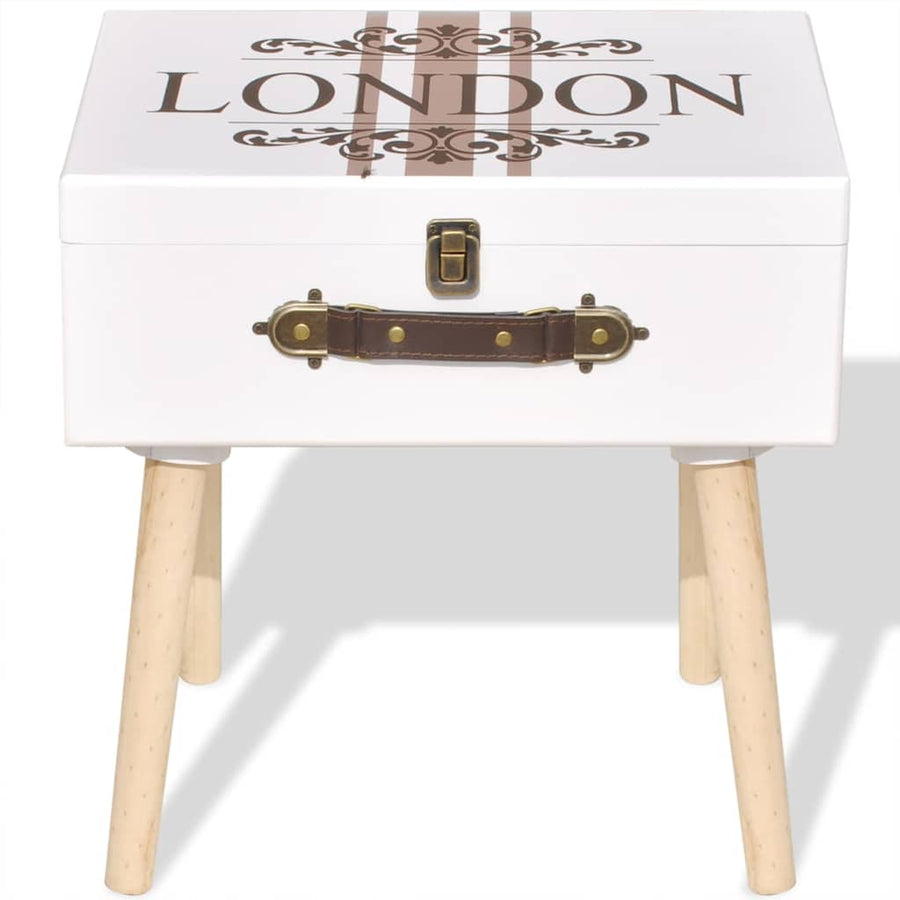 Bedside Cabinets 2 pcs 40x30x41,5 cm White