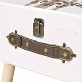Bedside Cabinets 2 pcs 40x30x41,5 cm White - Rear View