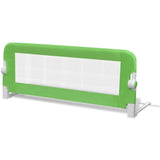 Toddler Safety Bed Rail 2 pcs Green 102x42 cm - Side View