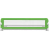 Toddler Safety Bed Rail 2 pcs Green 150x42 cm