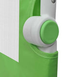 Toddler Safety Bed Rail 2 pcs Green 150x42 cm - Rear View